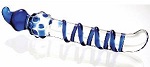 Blue Swirl Glass 4-Way G