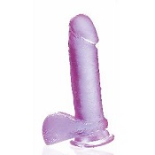 Crystal Jellies 6” Ballsy Dildo