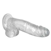 A&E Crystal Clear 8-inch Dildo