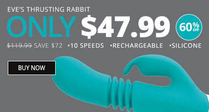 60% Off Eves Rechargeable Thrusting Rabbit!