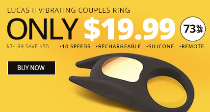 Lucas II Vibrating Couples Ring Only 19.99!