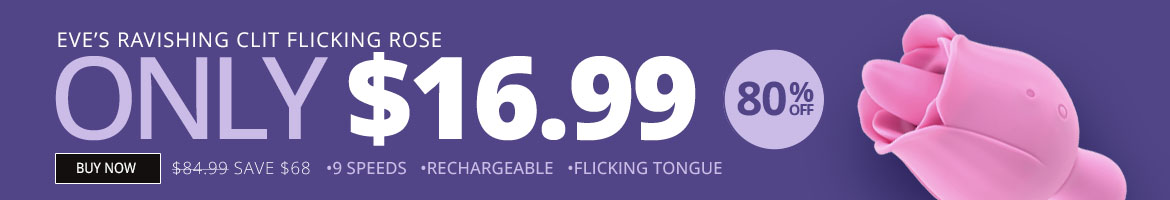 Eves Ravishing Clit FLick Rose Only 16.99!