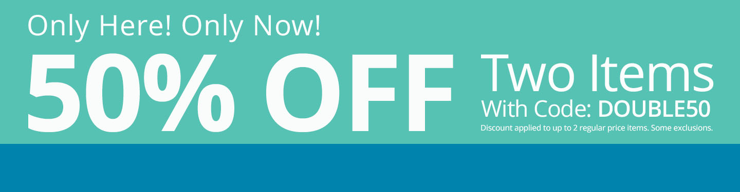 50% Off Two Items