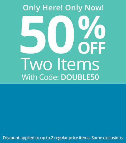 50% Off Two Items