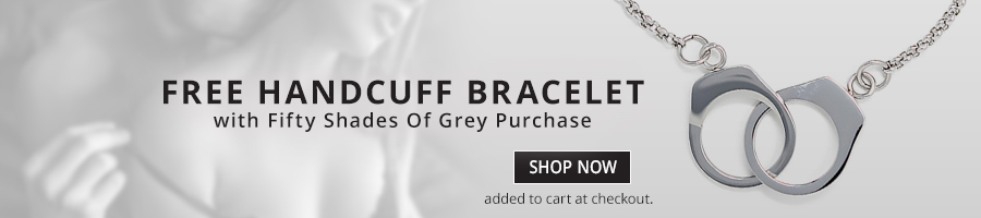 Free Handcuff Bracelet With Fifty Shades Of Grey Purchase!