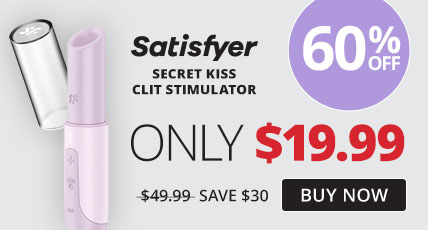 Satisfyer Secret Kiss Clit Stimulator Only $19.99!