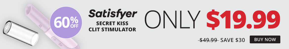 Satisfyer Secret Kiss Clit Stimulator Only $19.99!