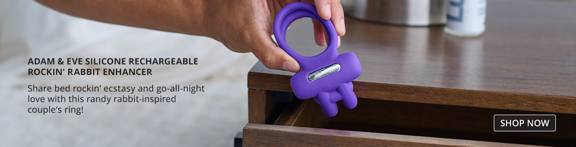 Silicone Rechargeable Rocking Rabbit Enhancer