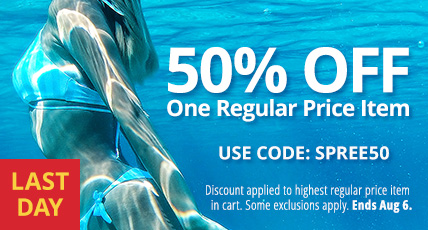 50% Off One Regular Price Item With Code SPREE50