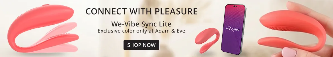 Shop Adam & Eve + We-Vibe Sync Lite!