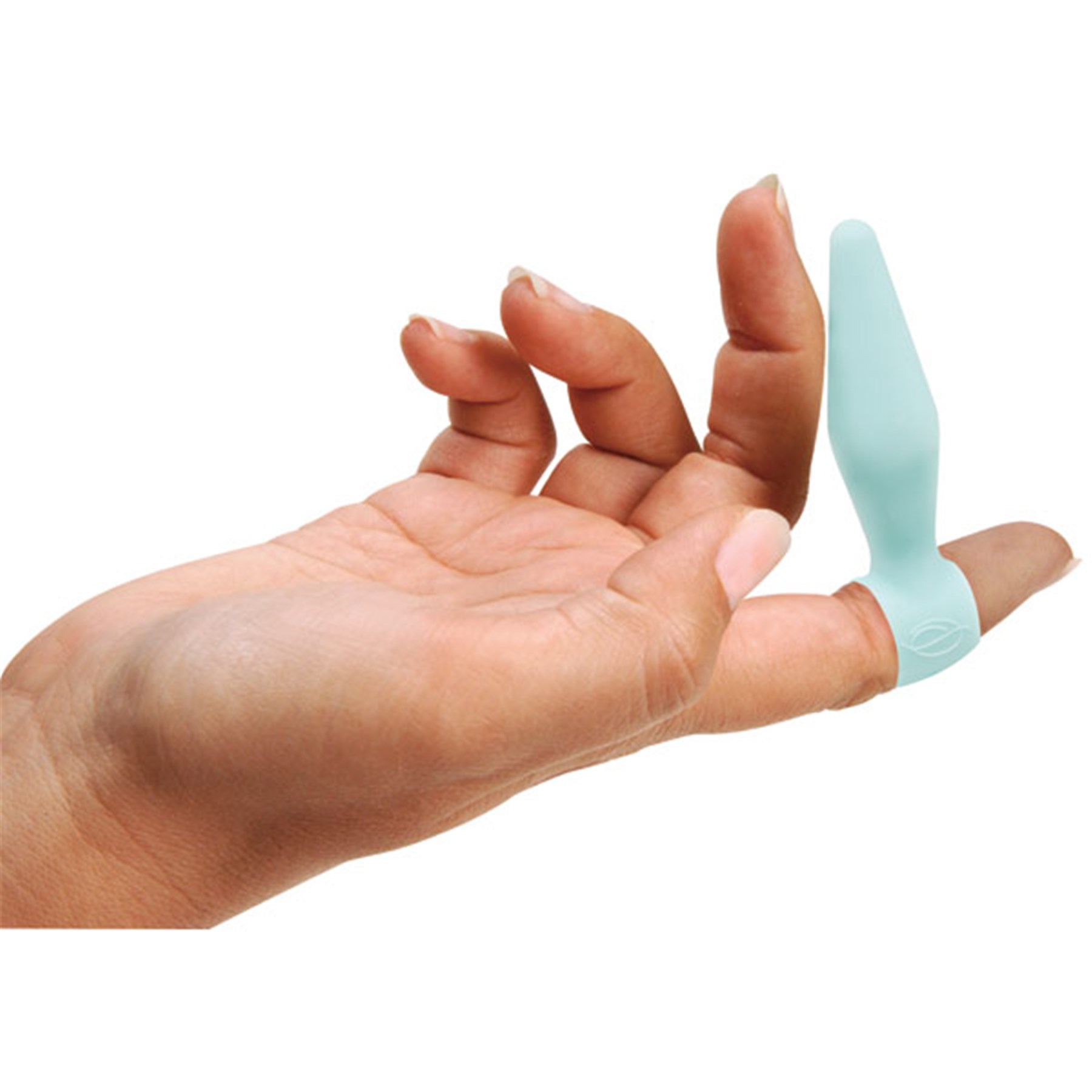 Sinclair Select Anal Explorer Set model wearing one on finger