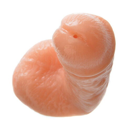 Realskin Squirting 6" Penis top of head