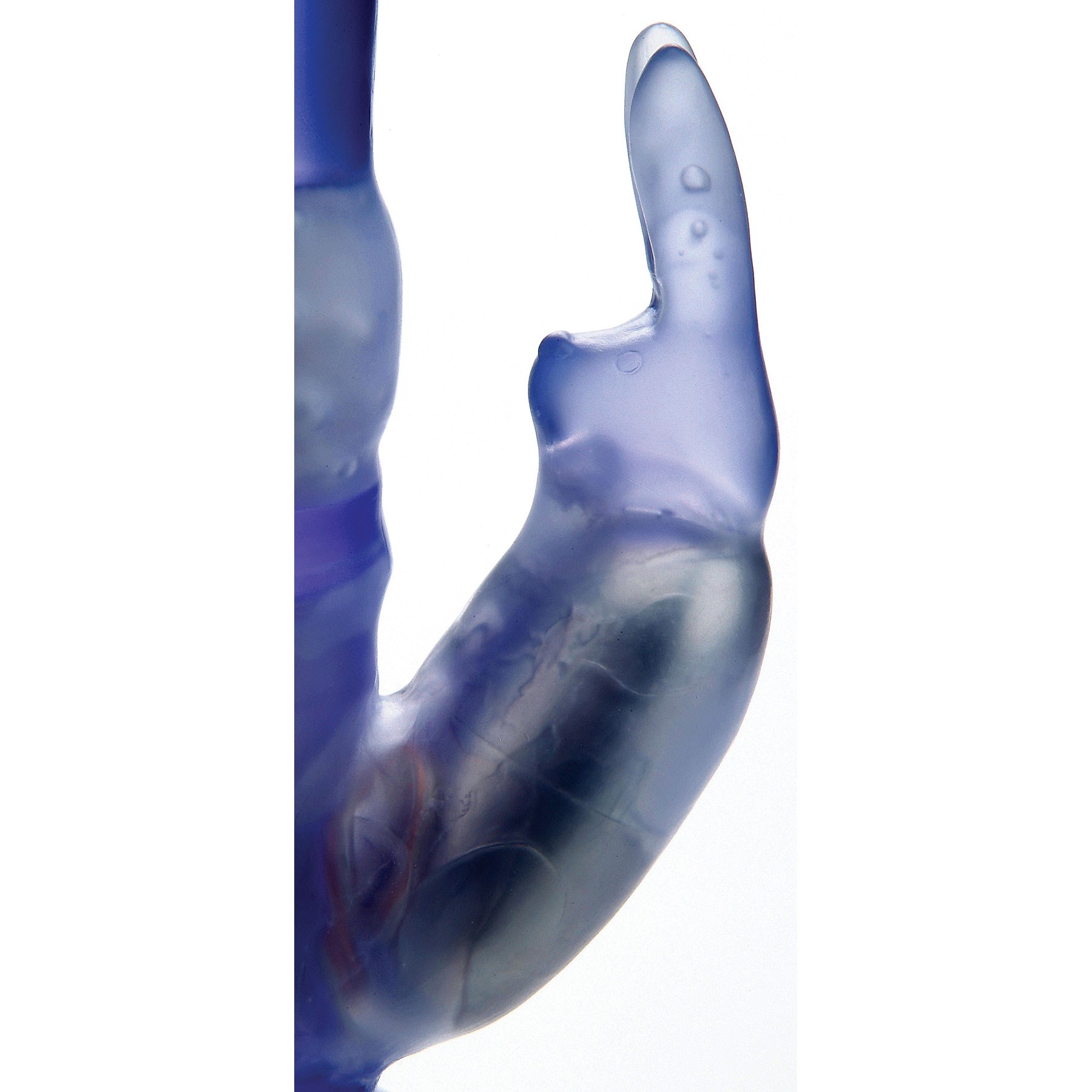 Wet Rabbit Vibrator - Close Up on Clitoral Rabbit Stimulator