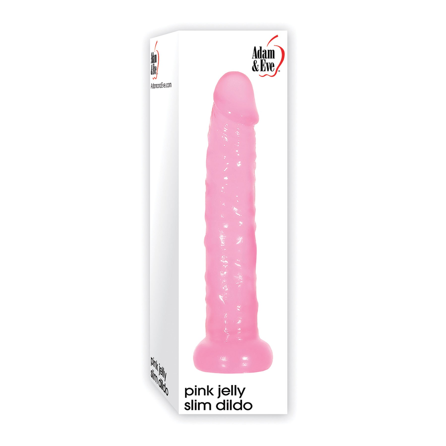 A&E Pink Jelly Slim Dildo box