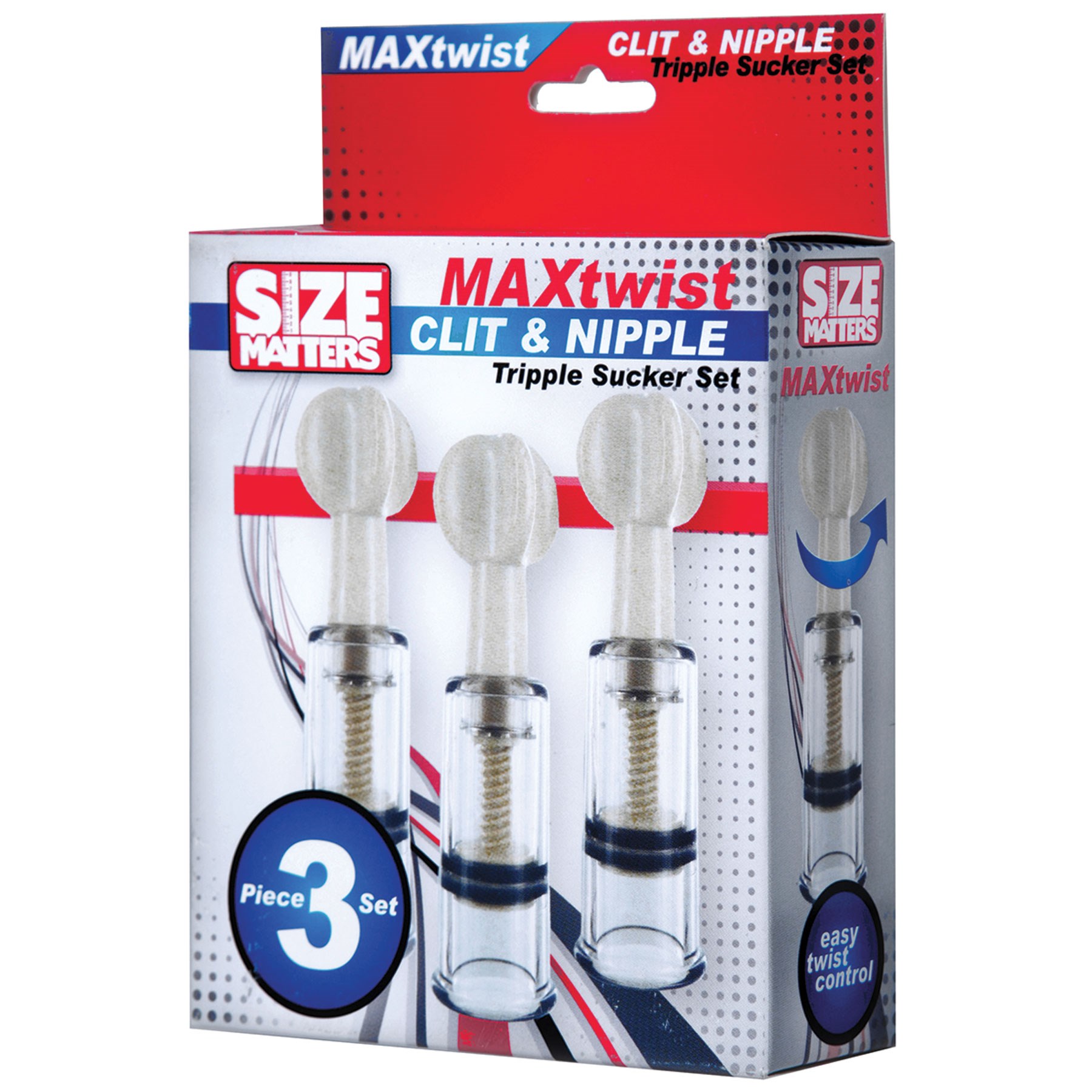 Twisted Triplets Clit & Nipple Sucker Set box