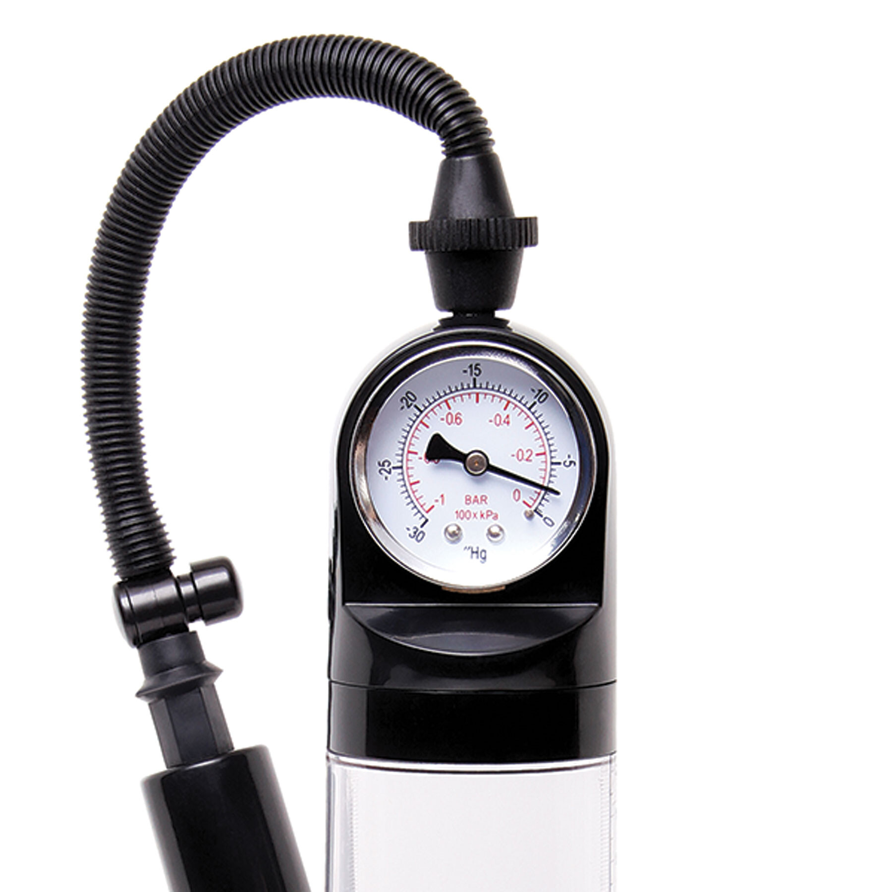 Adam's Promax Pump close up of gage