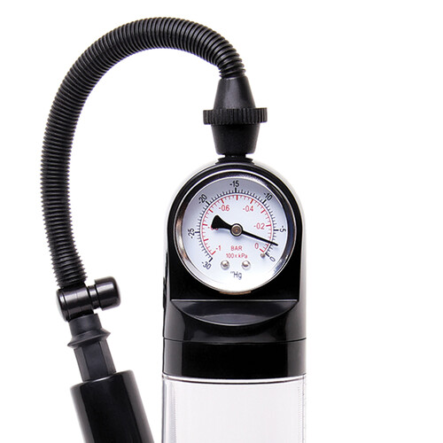 Adam's Promax Pump close up of gage