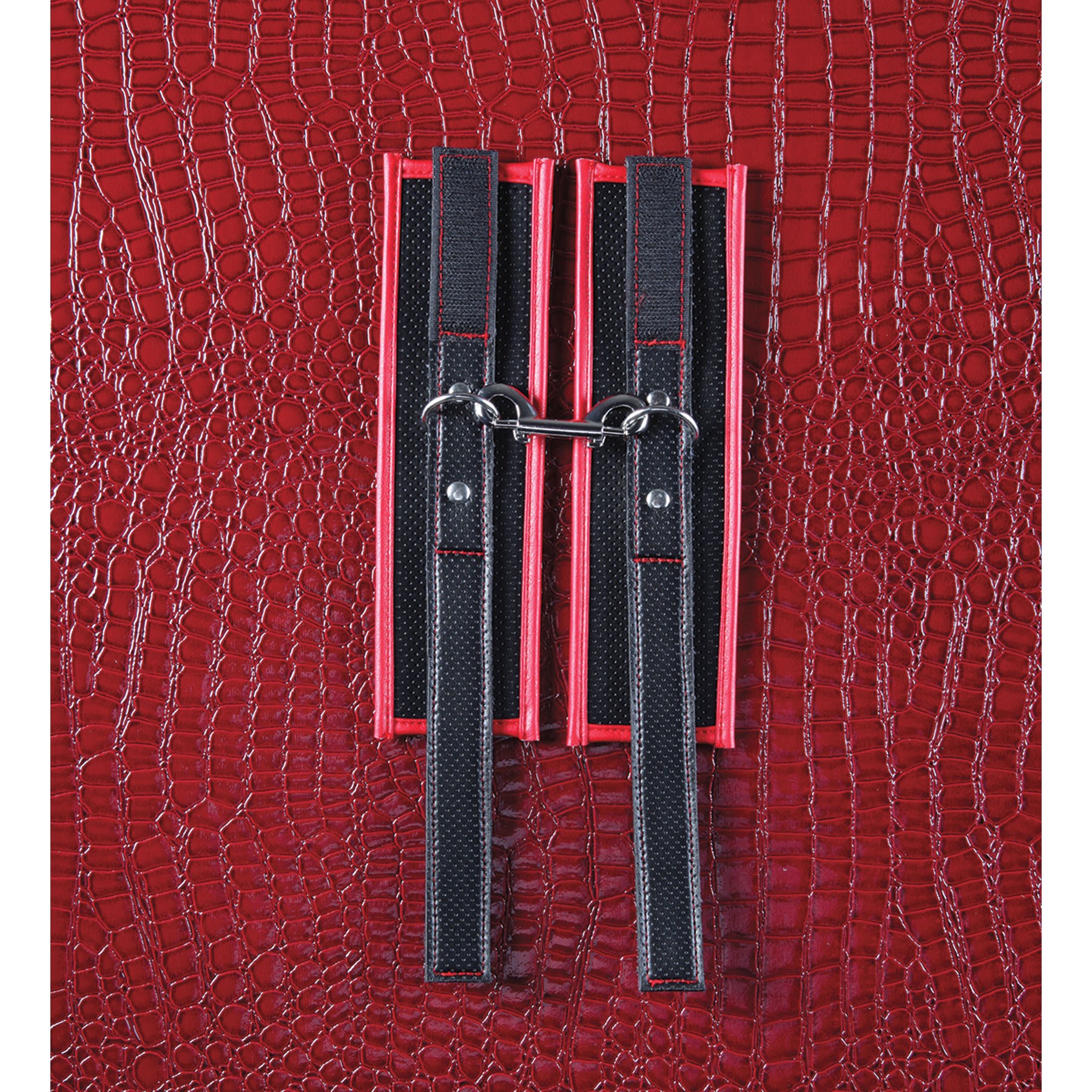 A&E's Scarlet Bound To Surrender Cuffs laying flat on table