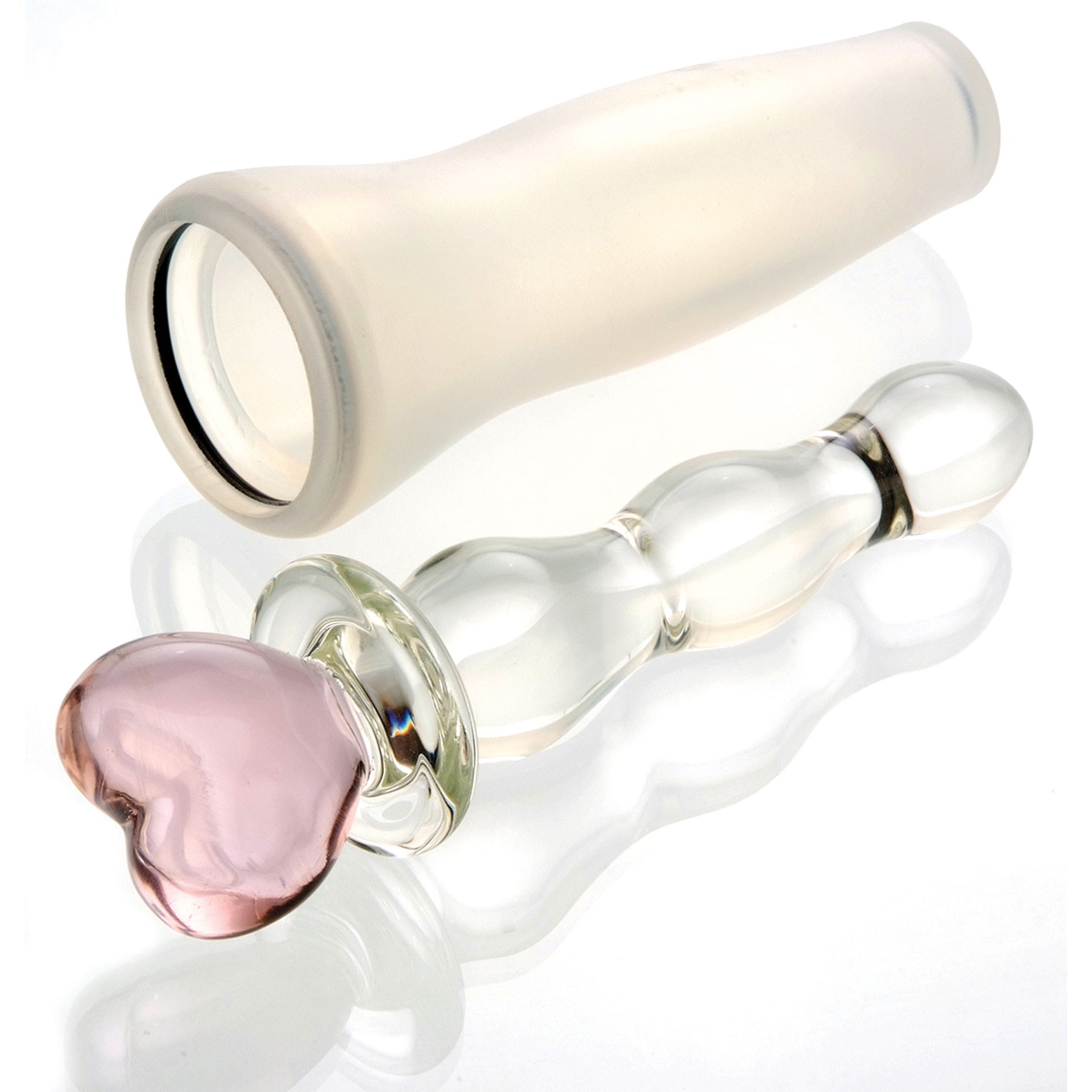 Crystal Heart Of Glass with storage case