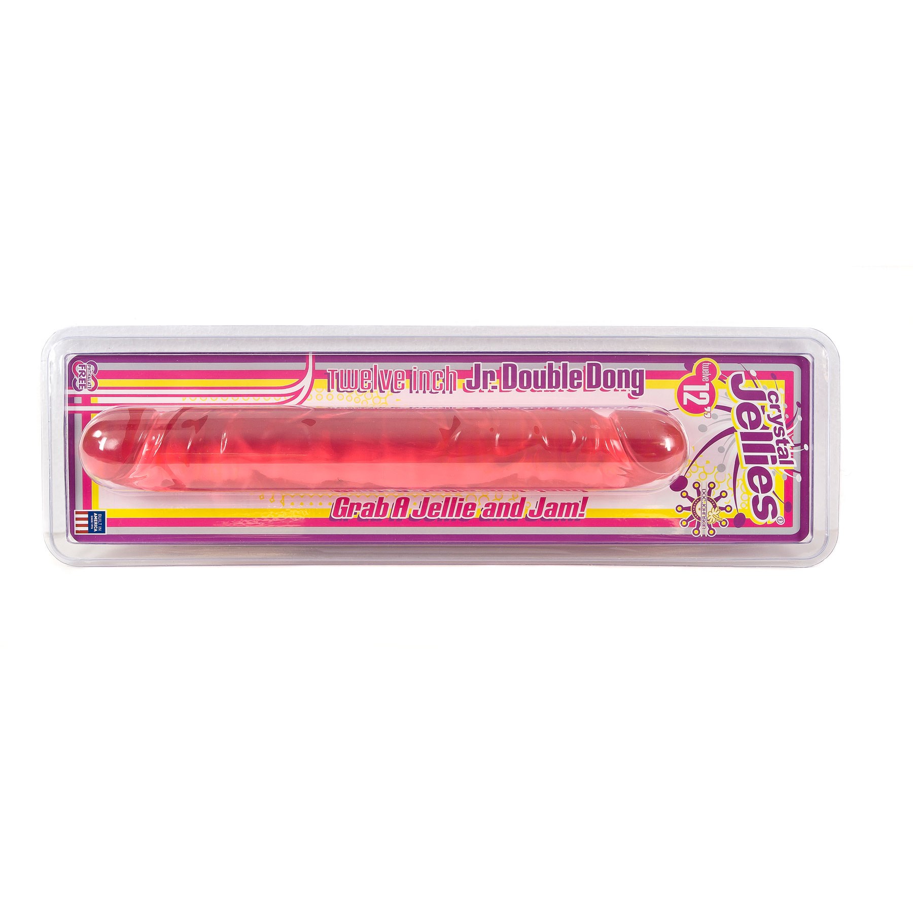 Super Jelly Realistic Double Dildo pink packaging