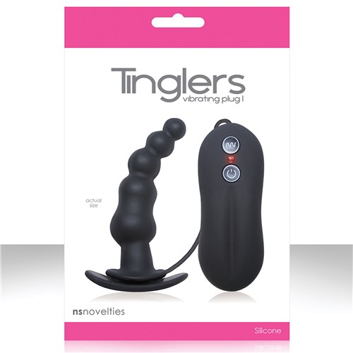 Tinglers Vibrating Butt Plug box