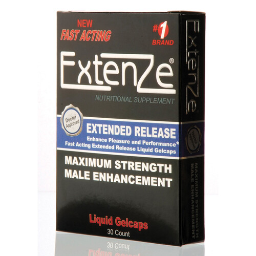 Extenze Fast Acting Liquid Gelcaps box