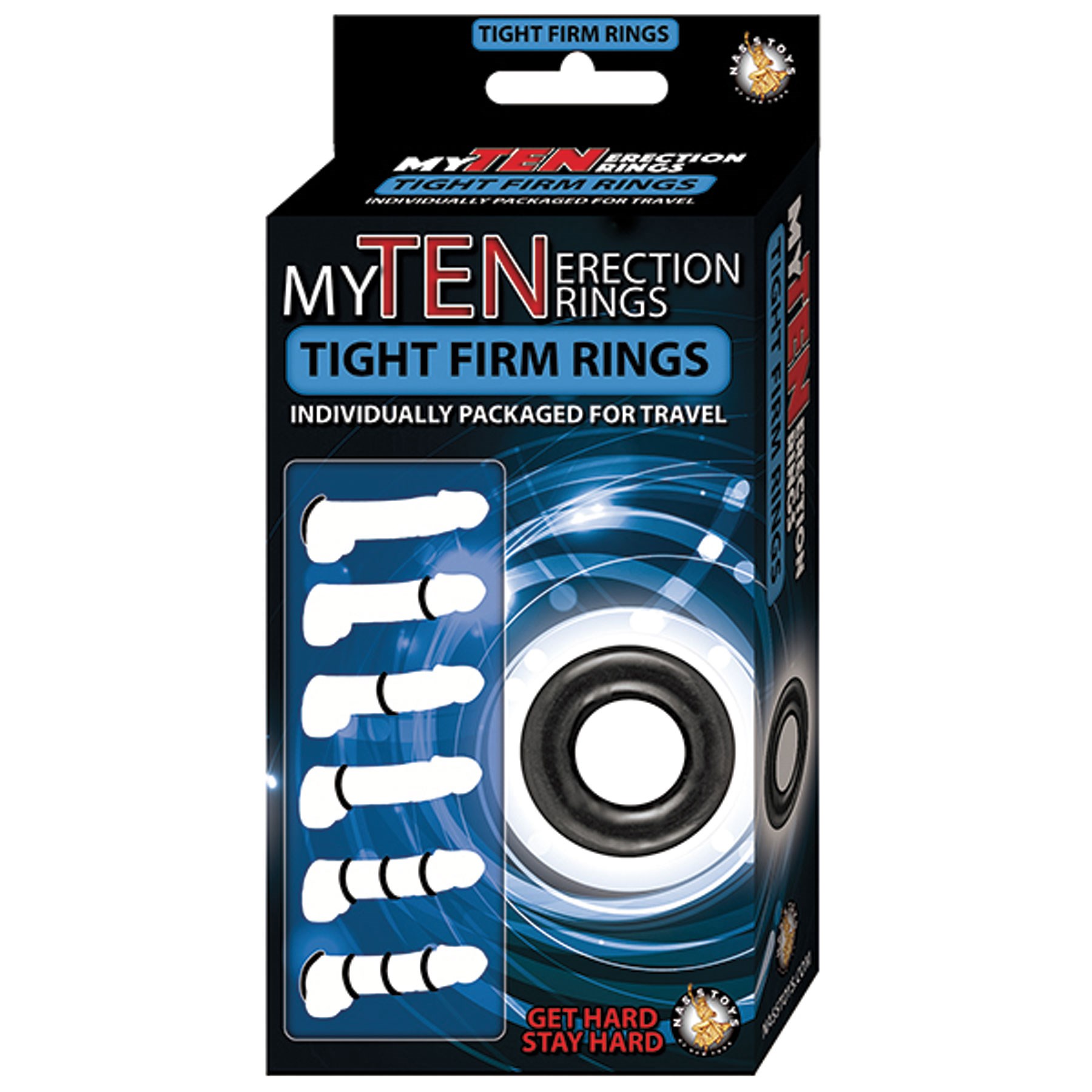 My Ten Tight & Firm Erection Rings box