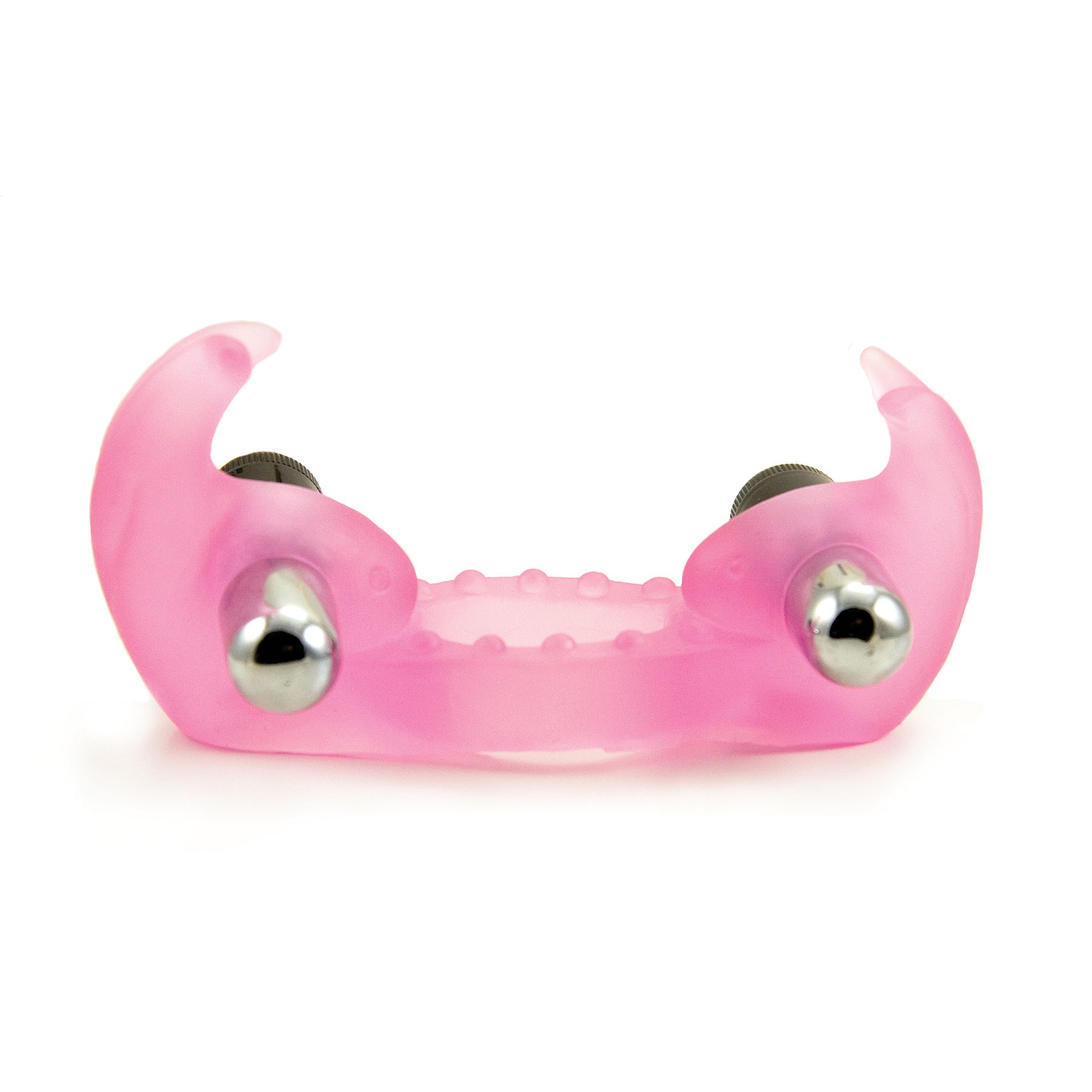 Silicone Triple Orgasm Penis Ring laying on table