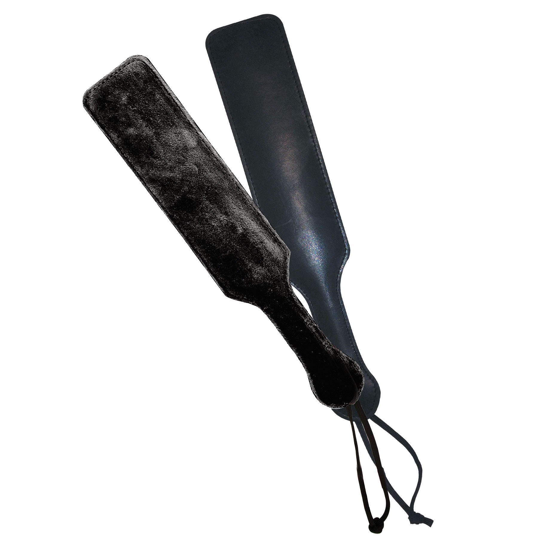 Fur Lined Paddle showing both sides