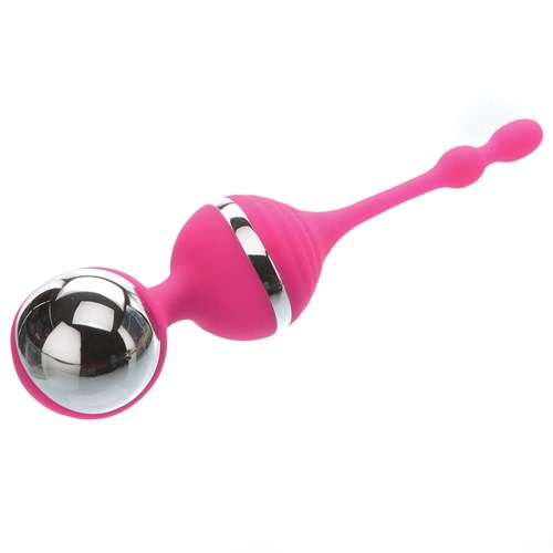 Adam & Eve Rechargeable Vibrating Pleasure Balls on side