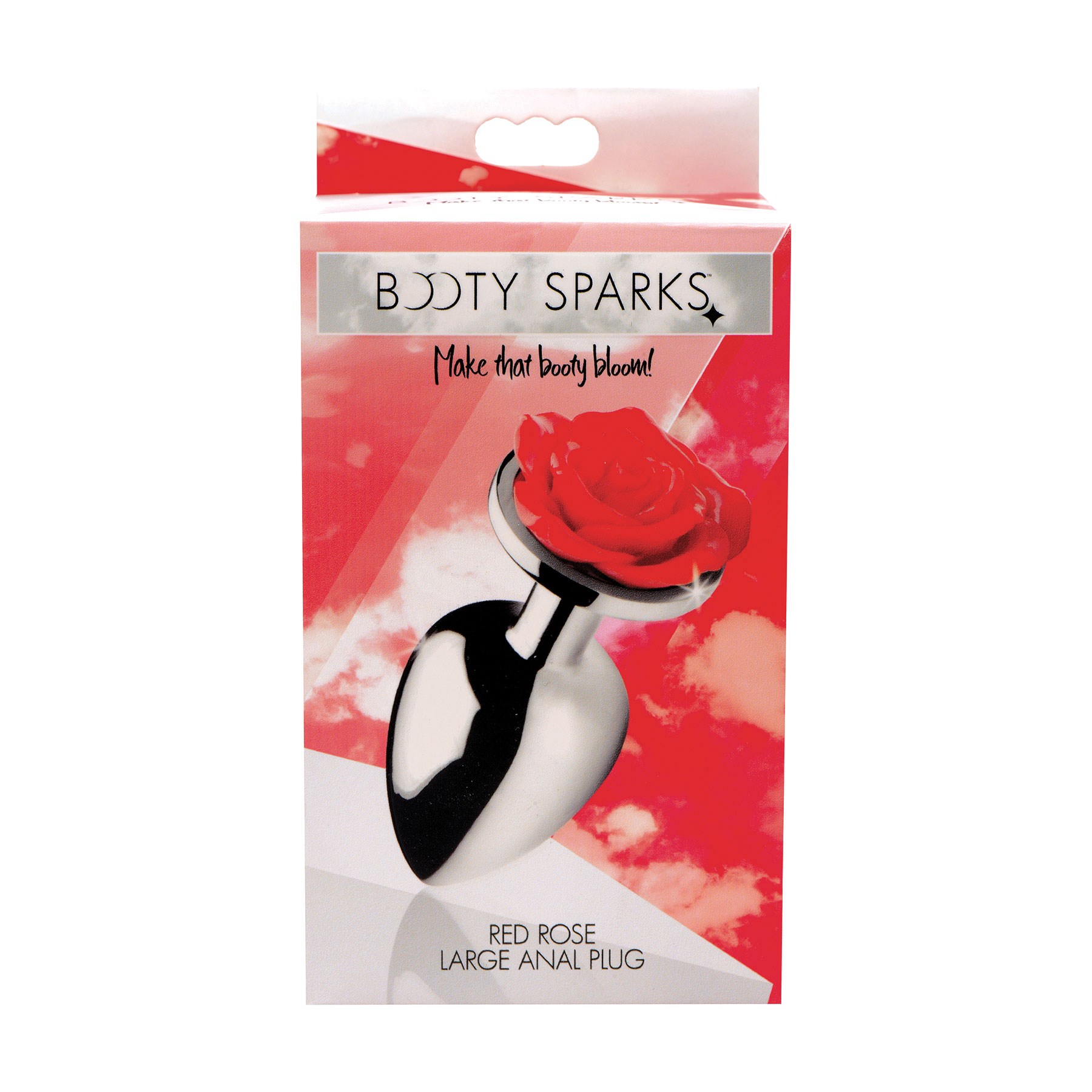 Booty Sparks Red Rose Anal Plug box
