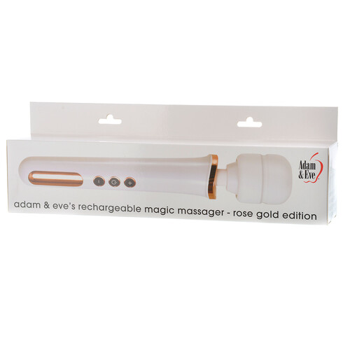 Adam & Eve Magic Massager Rechargeable Rose Edition box
