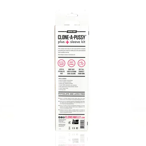 Clone A Pussy Plus Sleeve Kit back of box