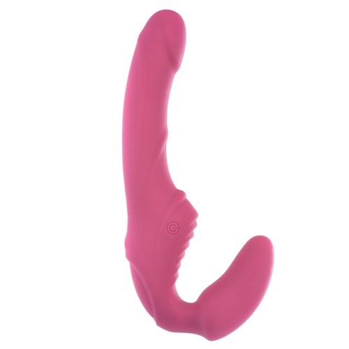 Eve's Vibrating Strapless Strap-On upright