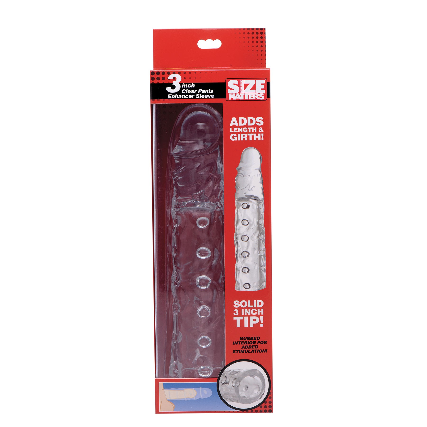 3-Inch Penis Enhancer Sleeve box