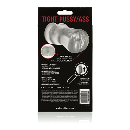 Stoke It Tight Pussy & Ass back of box