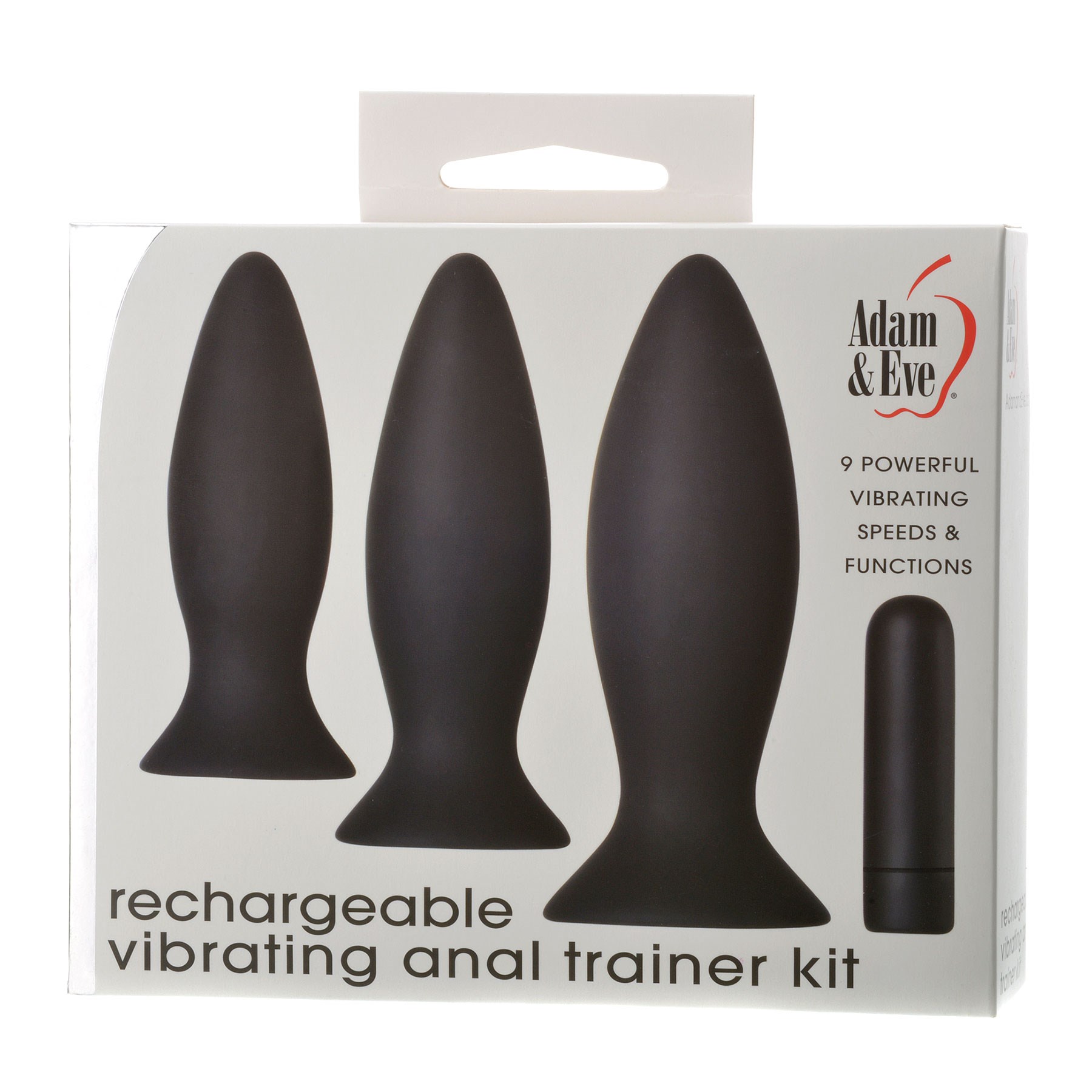 Adam & Eve Rechargeable Anal Plug Set box