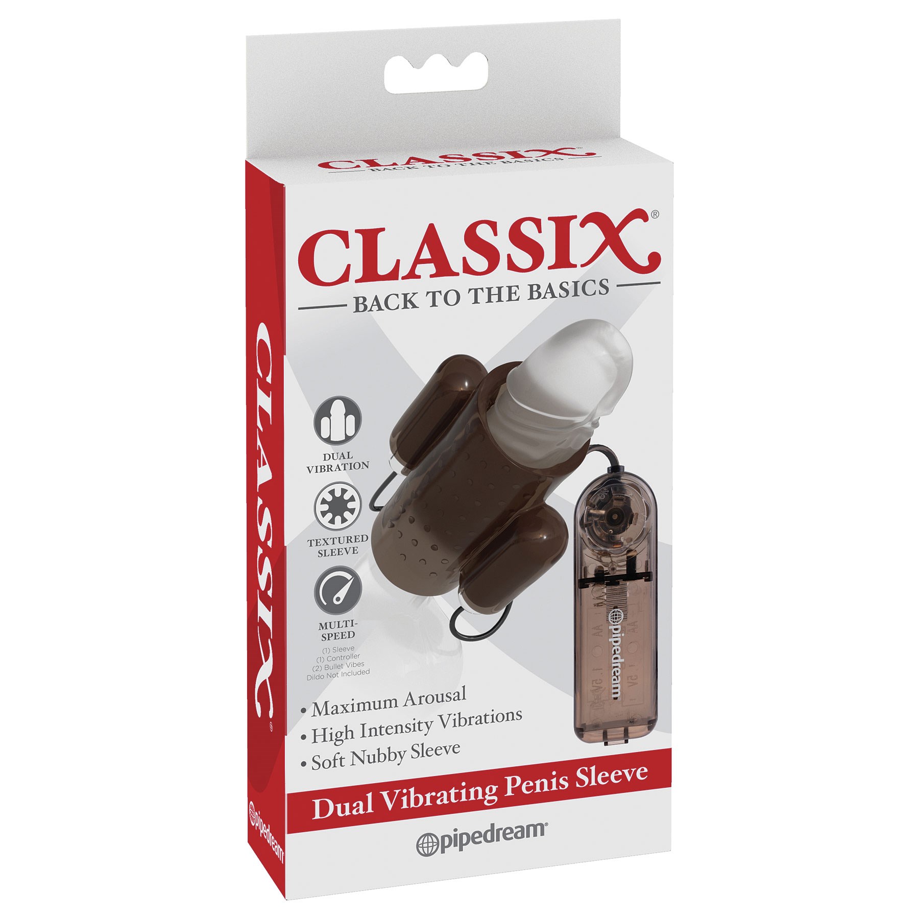 Dual Vibrating Penis Sleeve box