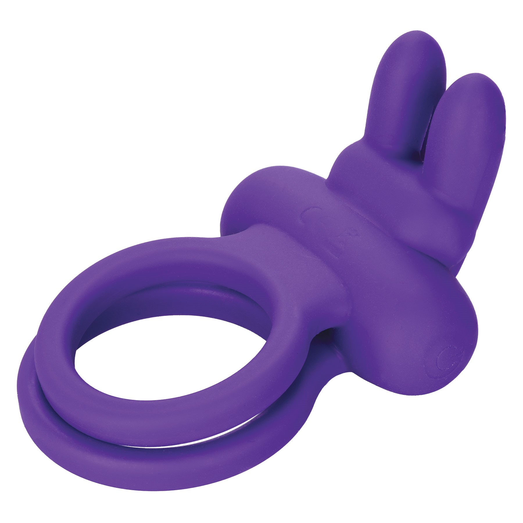 Adam & Eve Silicone Rechargeable Rockin' Rabbit Enhancer table top shot