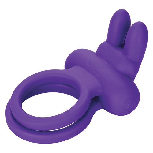 Adam & Eve Silicone Rechargeable Rockin' Rabbit Enhancer table top shot