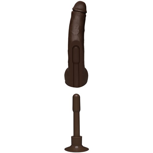 Safaree Samuels Anaconda Ultraskyn 12" Vibrating Dildo with vac-u-lock base