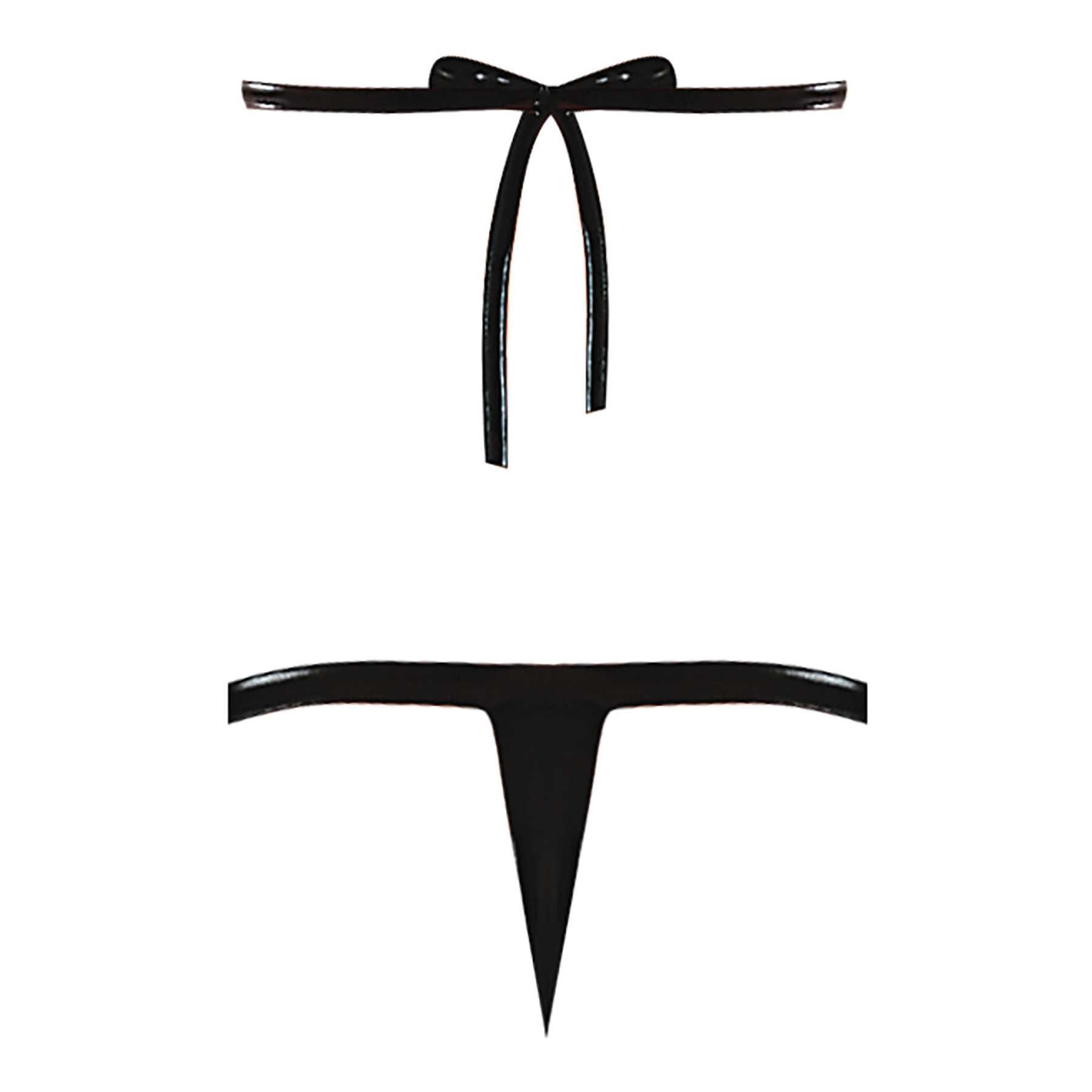 Vixen Mesh Two Piece Set back ghost shot