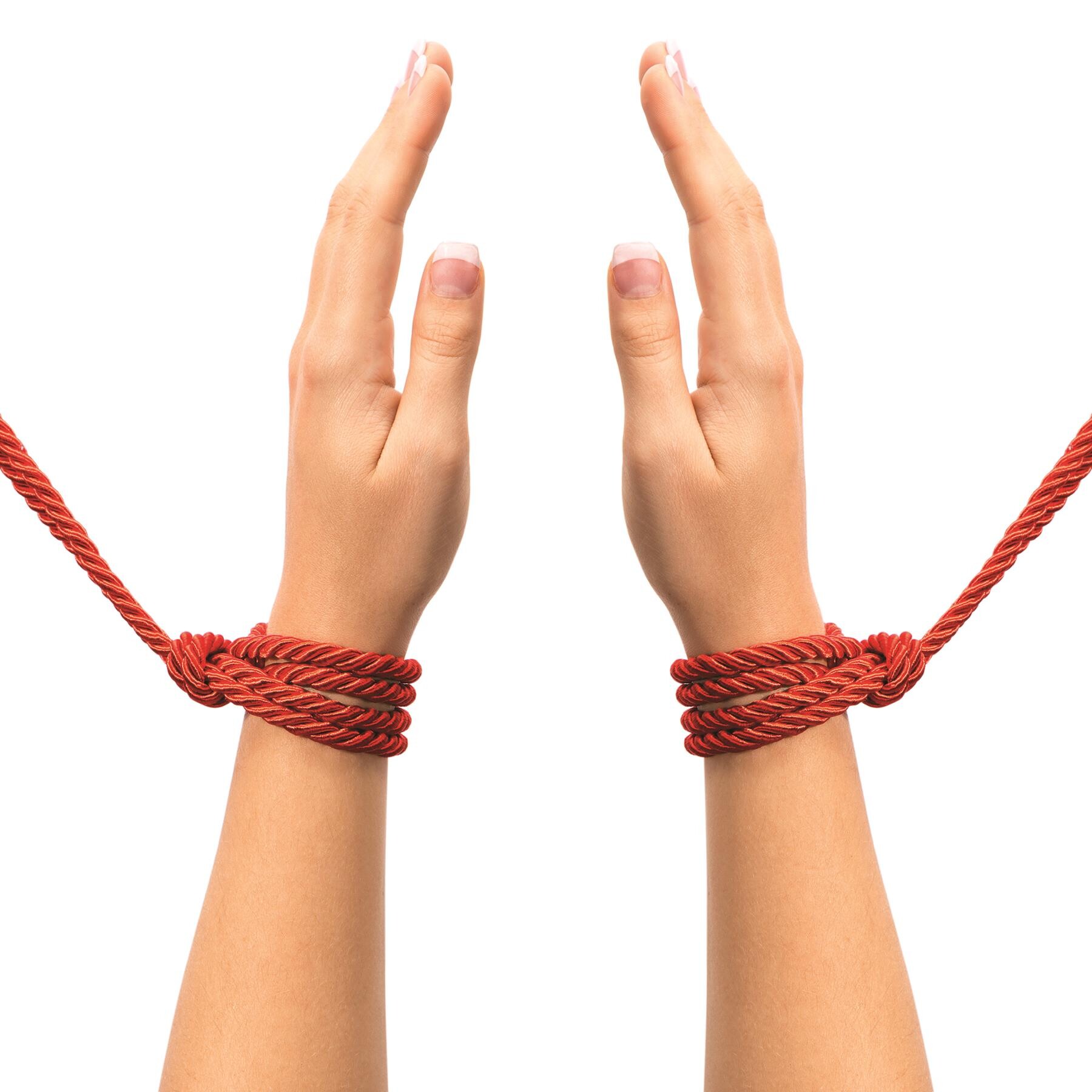 Fifty Shades of Grey Restrain Me Bondage Rope Twin Pack Hand Shot - Red