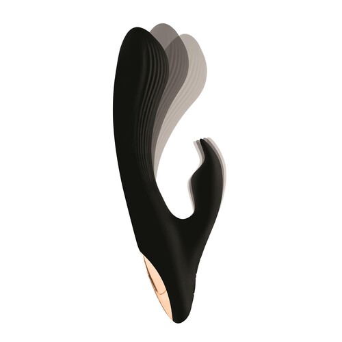 Wonder Vibes Rechargeable Bendable Silicone Rabbit Vibrator Showing Vibration