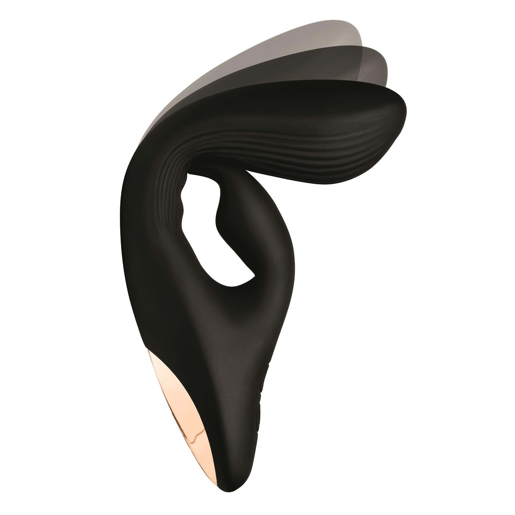 Wonder Vibes Rechargeable Bendable Silicone Rabbit Vibrator Showing Flexibility