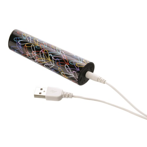 LoveBuzz Positive Angle Rechargeable Bullet Showing Where Charger is Inserted