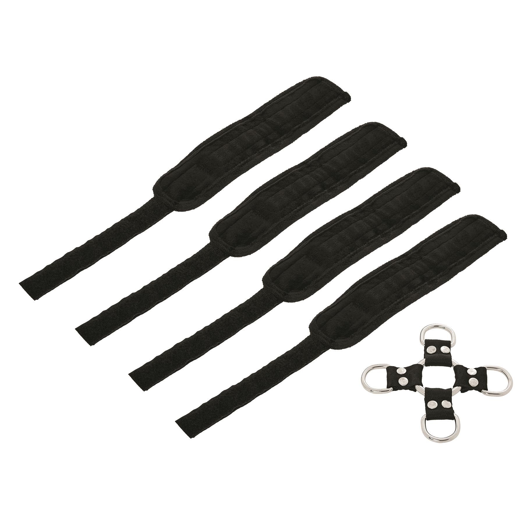 Hot Tie & Cuff Set Cuffs Back