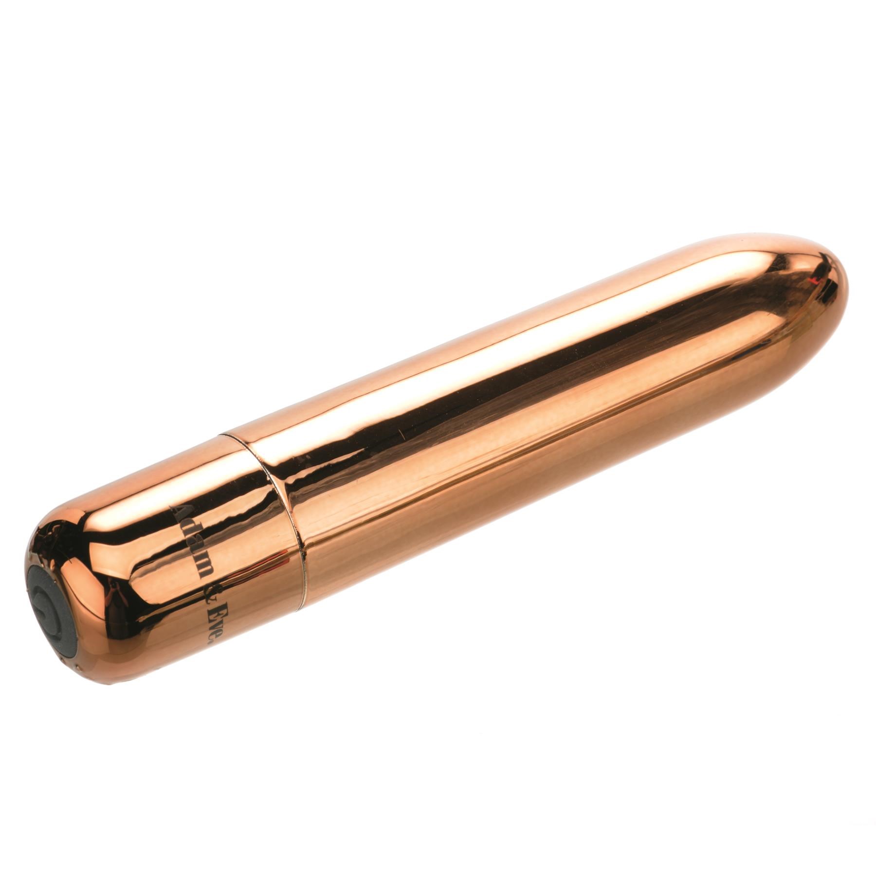 Eve's Copper Cutie Rechargeable Bullet Product Shot at Angle