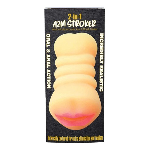 A2M Dual Ended Masturbator box