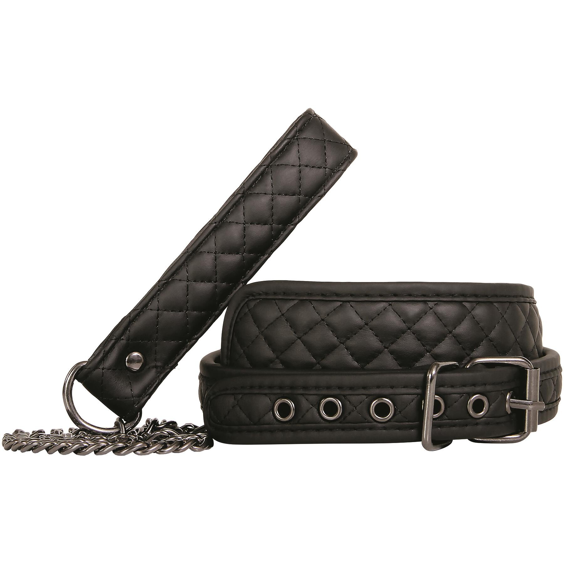 Eve's Fetish Dreams Intermediate Bondage Set Collar and Leash - Sid View